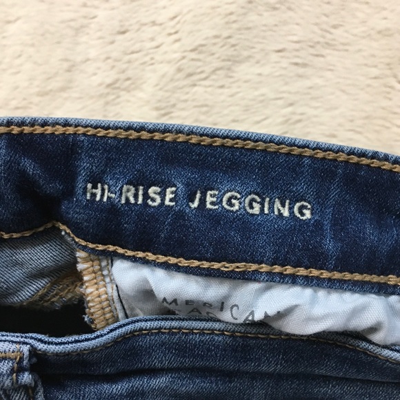 American Eagle Next Level Stretch Hi-Rise Jeggings Size 2 Long - Picture 7 of 12